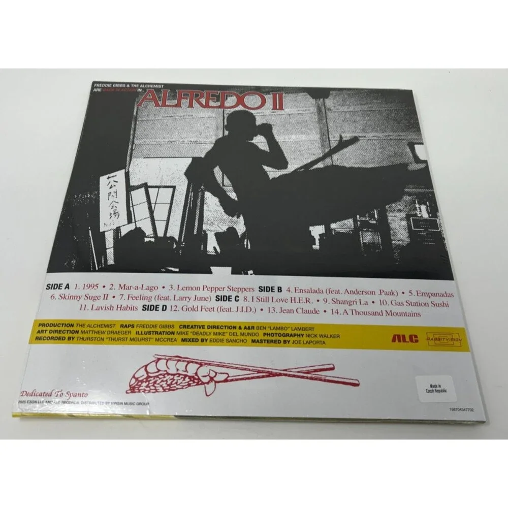 Freddie Gibbs and the Alchemist Alfredo 2 ROUGH TRADE  Color Vinyl 2LP /500 - Picture 3 of 6